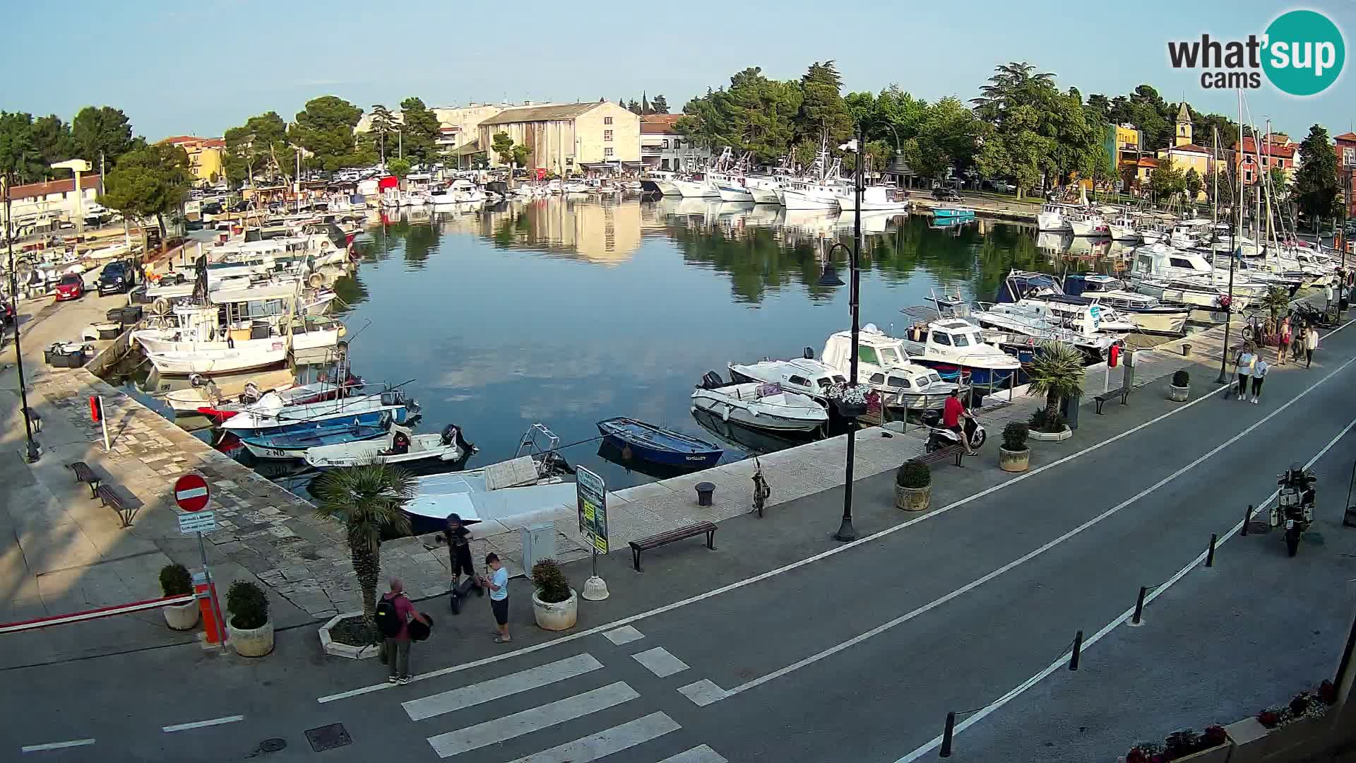 Novigrad webcam Mandrač | alten Hafen – Istrien