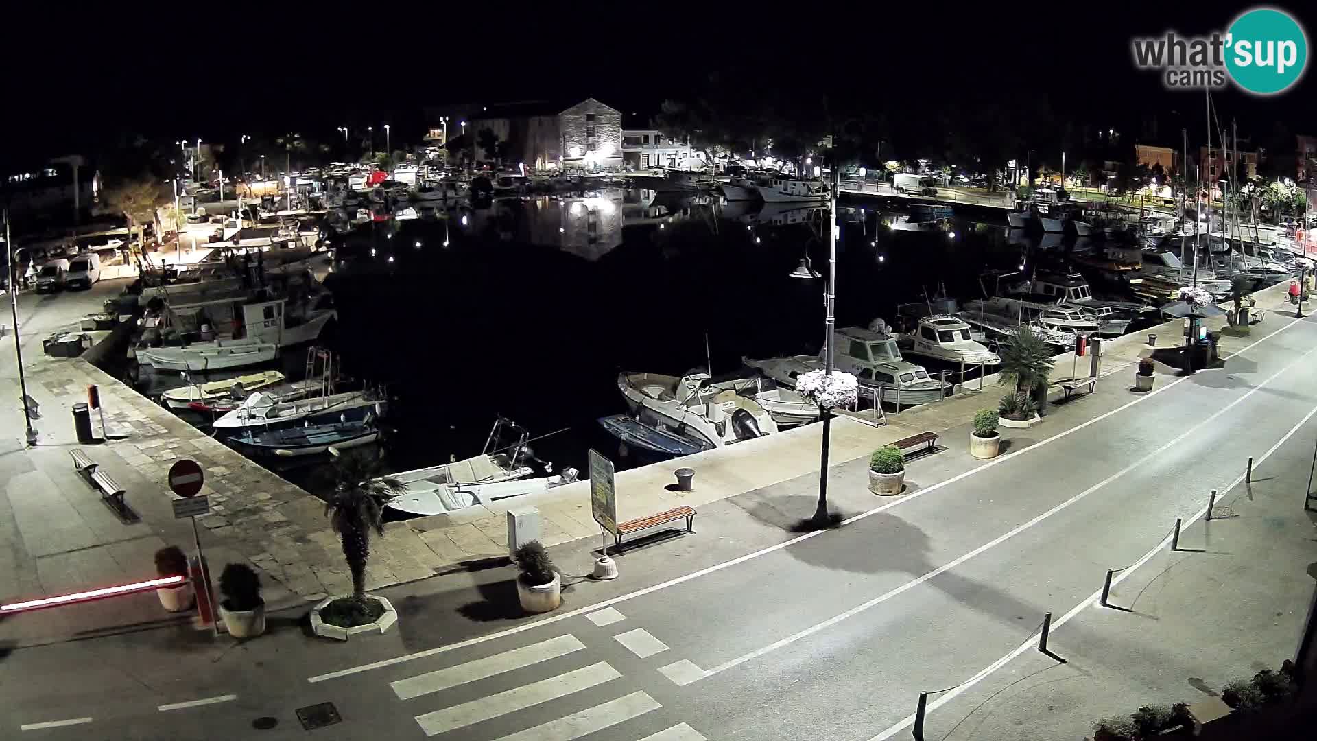 Novigrad webcam Mandrač | alten Hafen – Istrien