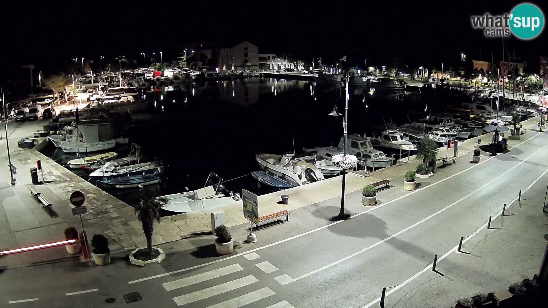 Novigrad webcam Mandrač | alten Hafen – Istrien