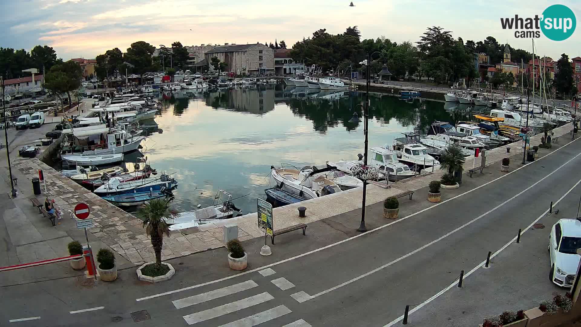 Novigrad webcam Mandrač | alten Hafen – Istrien