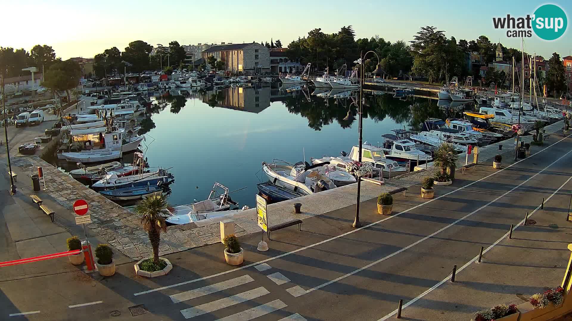 Novigrad webcam Mandrač | old marina – Istria