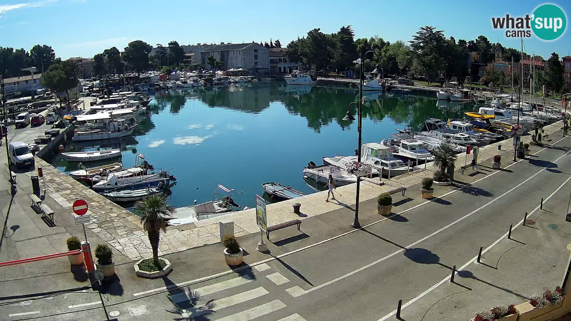 Novigrad webcam Mandrač | old marina – Istria