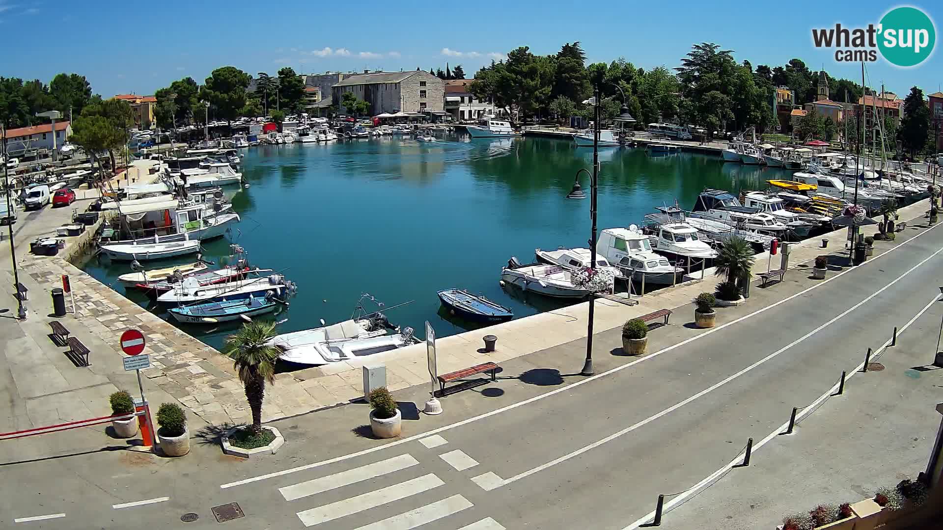 Novigrad webcam Mandrač | Cittanova in Istria – Porto vecchio