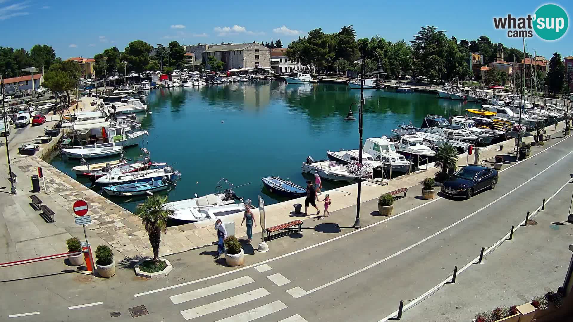 Novigrad webcam Mandrač | alten Hafen – Istrien