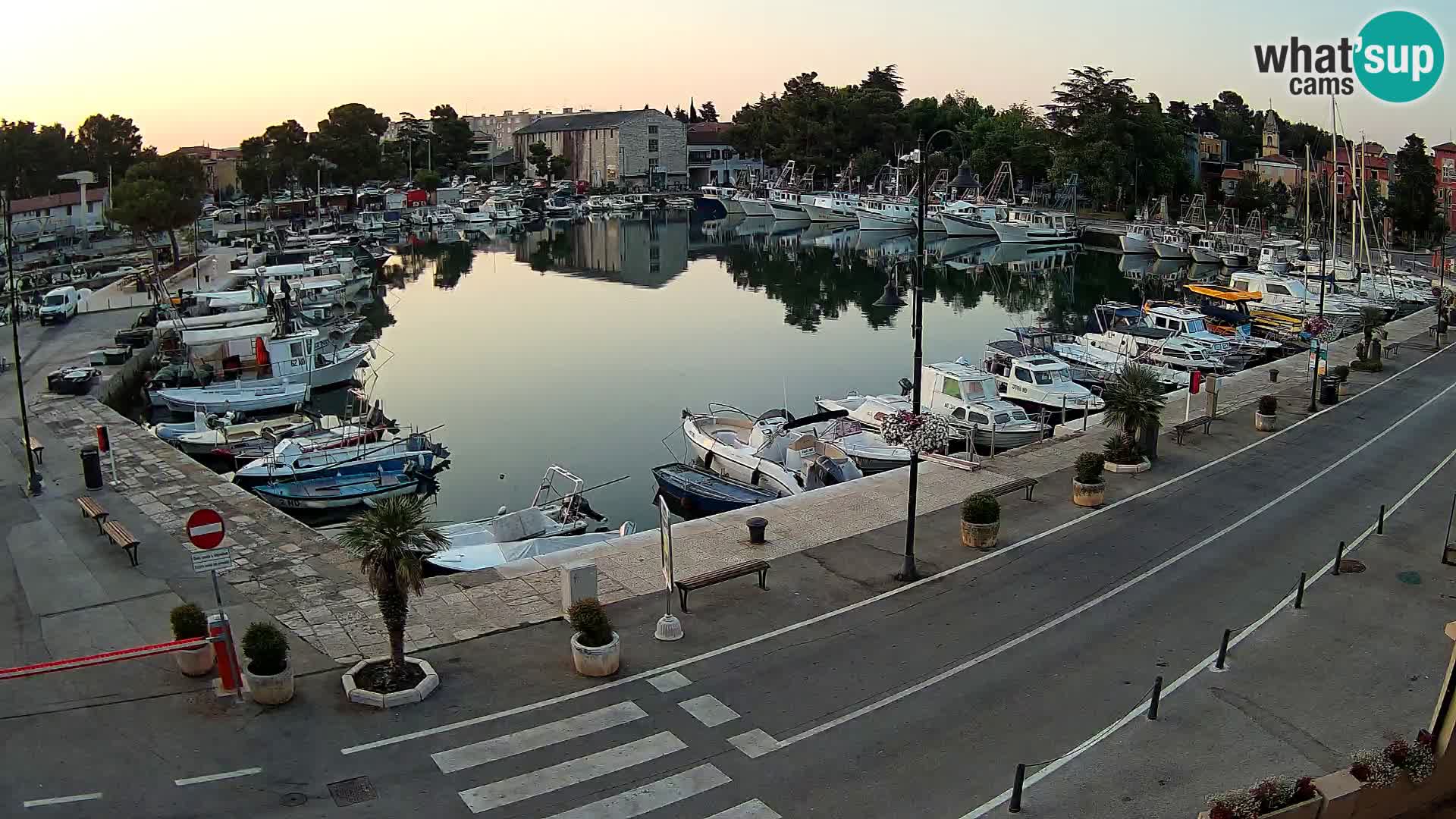 Novigrad webcam Mandrač | Cittanova in Istria – Porto vecchio