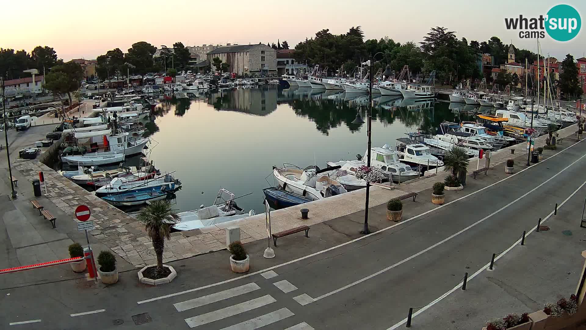 Novigrad webcam Mandrač | alten Hafen – Istrien