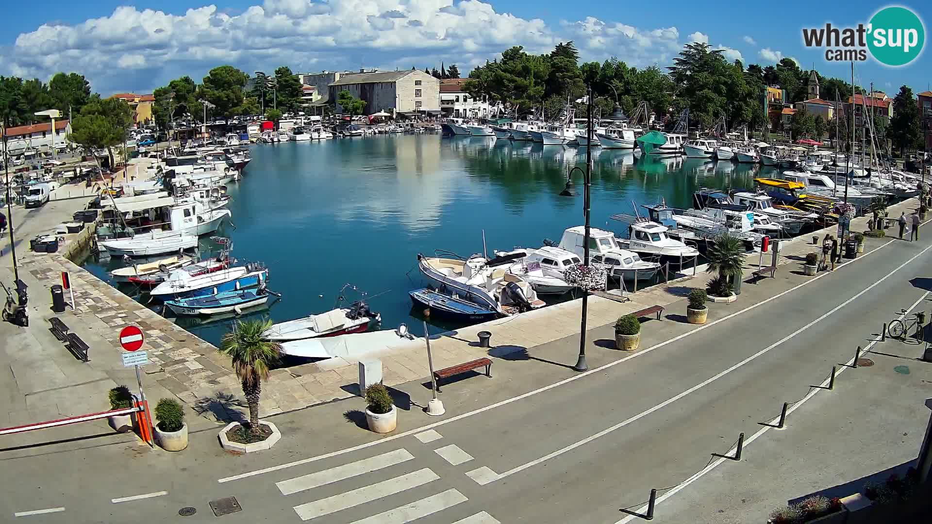 Novigrad webcam Mandrač | alten Hafen – Istrien