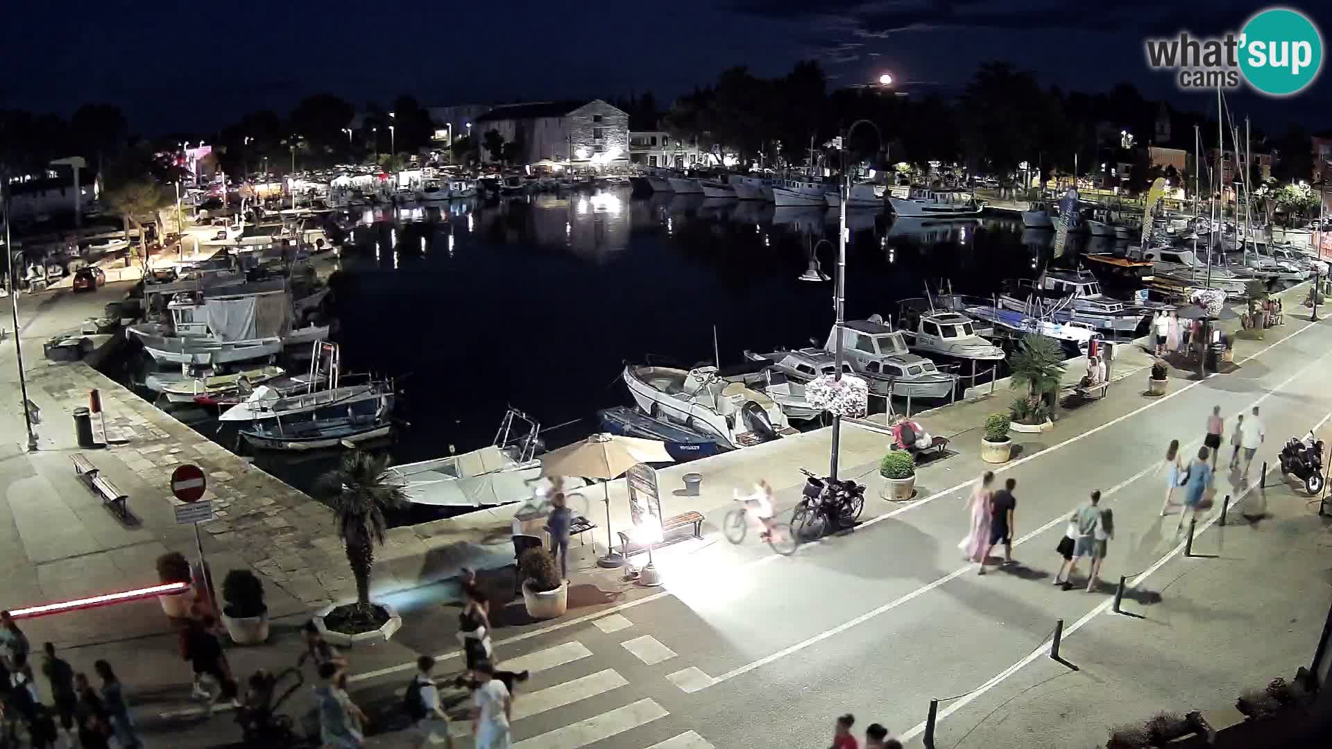 Novigrad webcam Mandrač | alten Hafen – Istrien