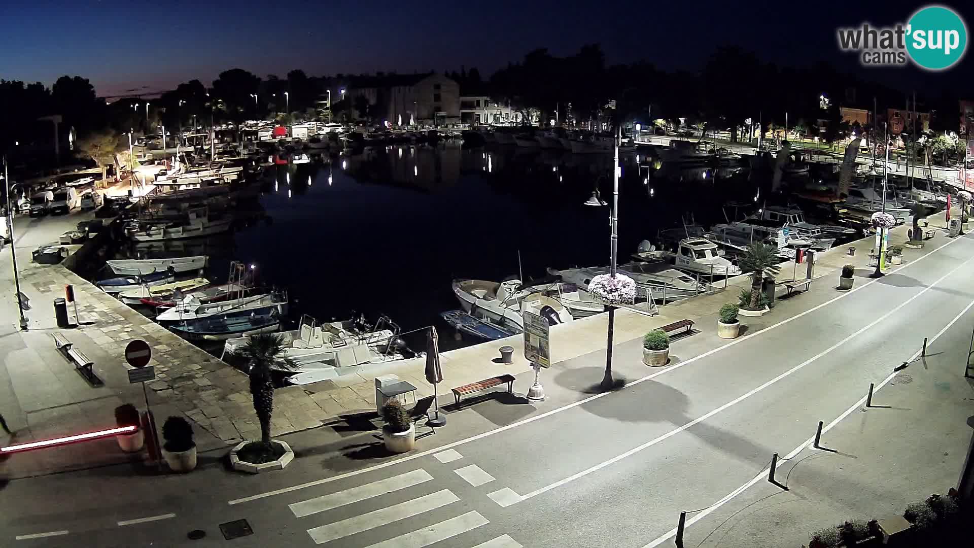 Novigrad webcam Mandrač | alten Hafen – Istrien