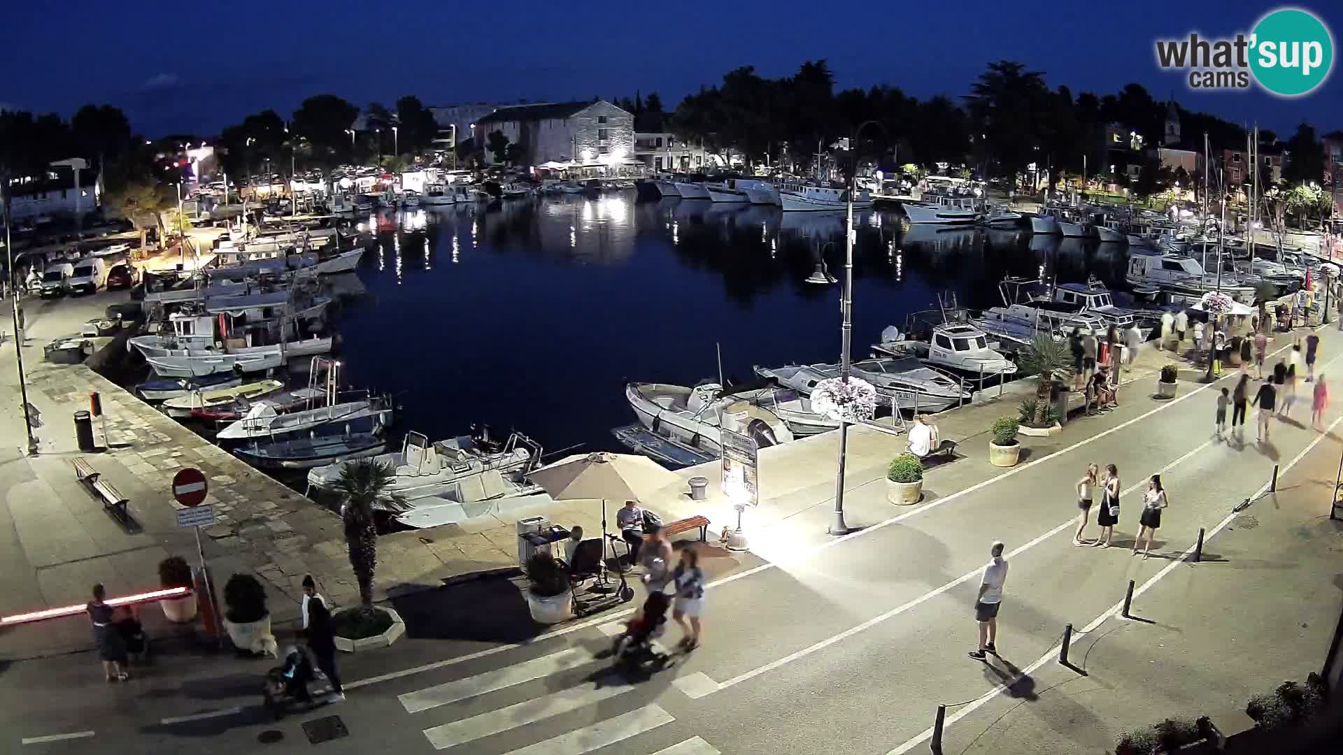 Novigrad webcam Mandrač | alten Hafen – Istrien