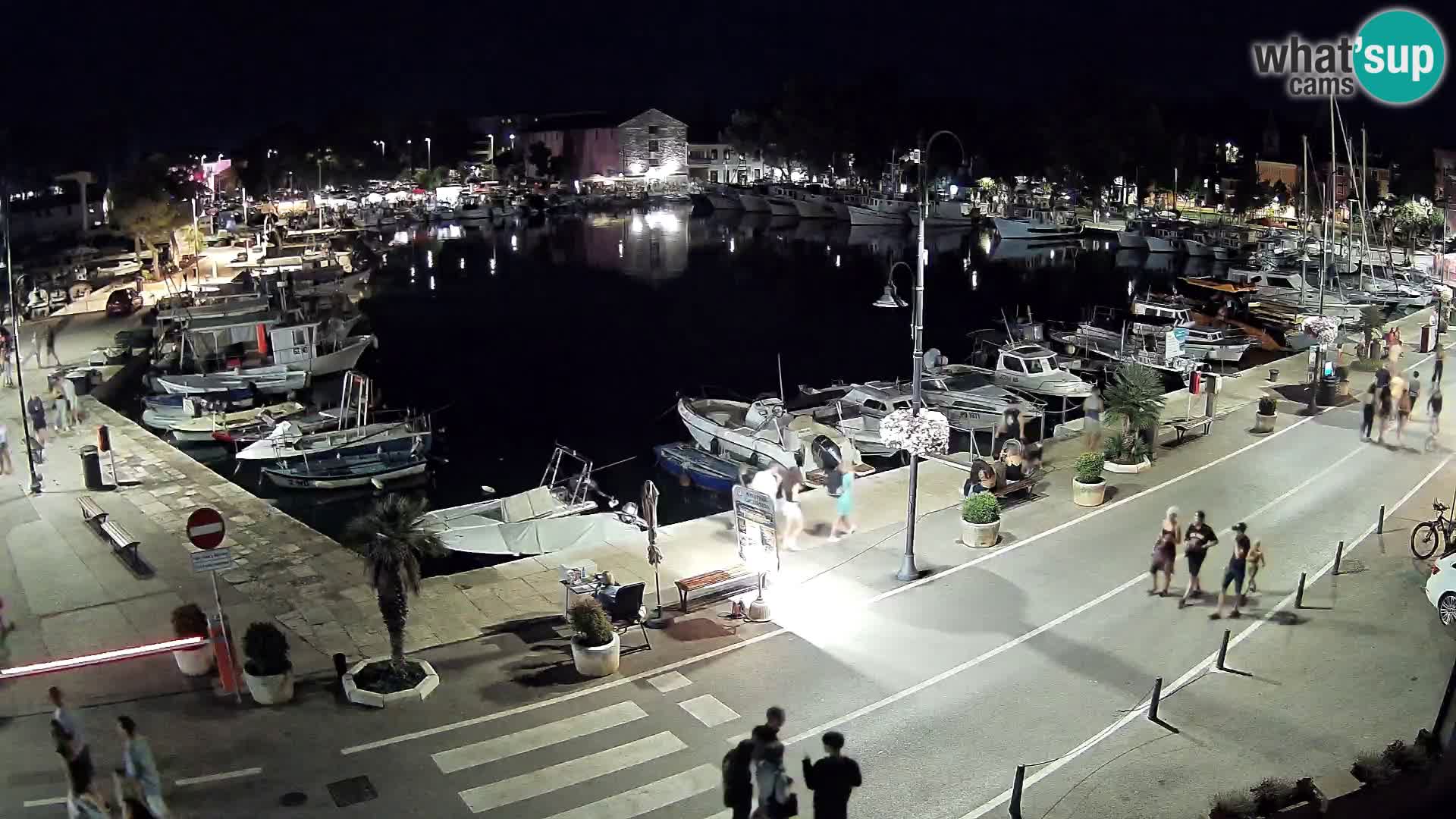 Novigrad webcam Mandrač | alten Hafen – Istrien