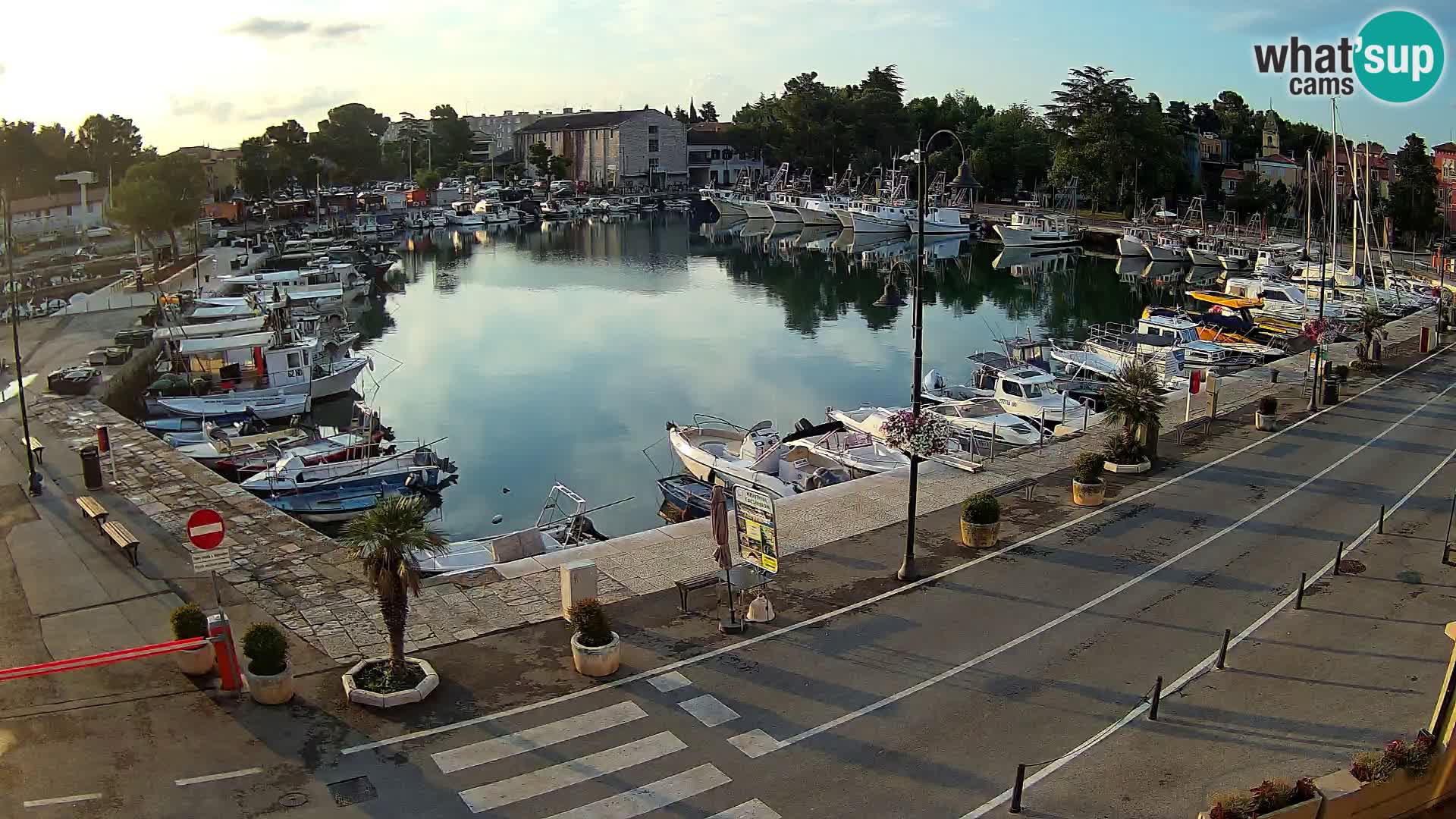 Novigrad webcam Mandrač | alten Hafen – Istrien