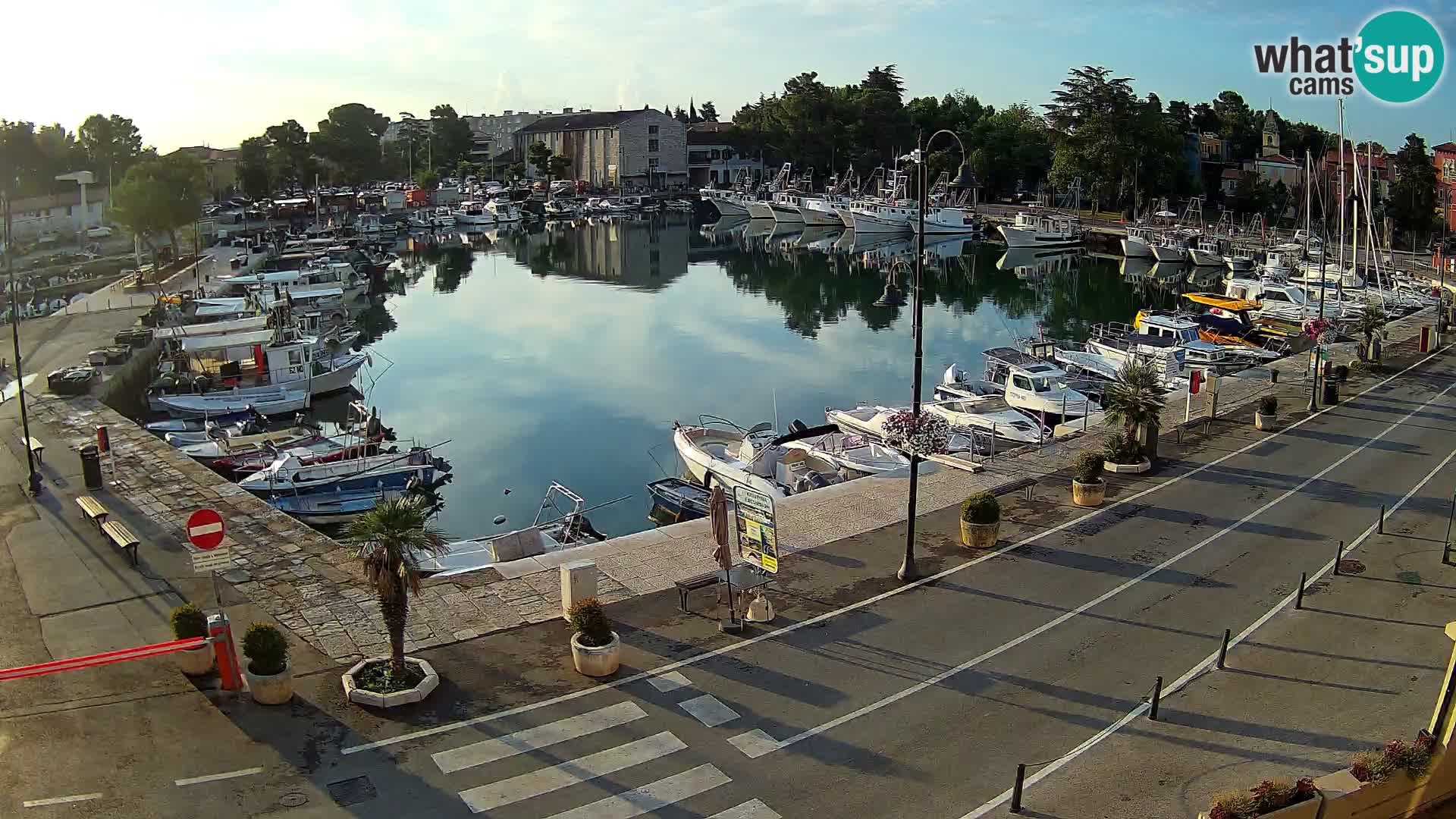Novigrad webcam Mandrač | alten Hafen – Istrien