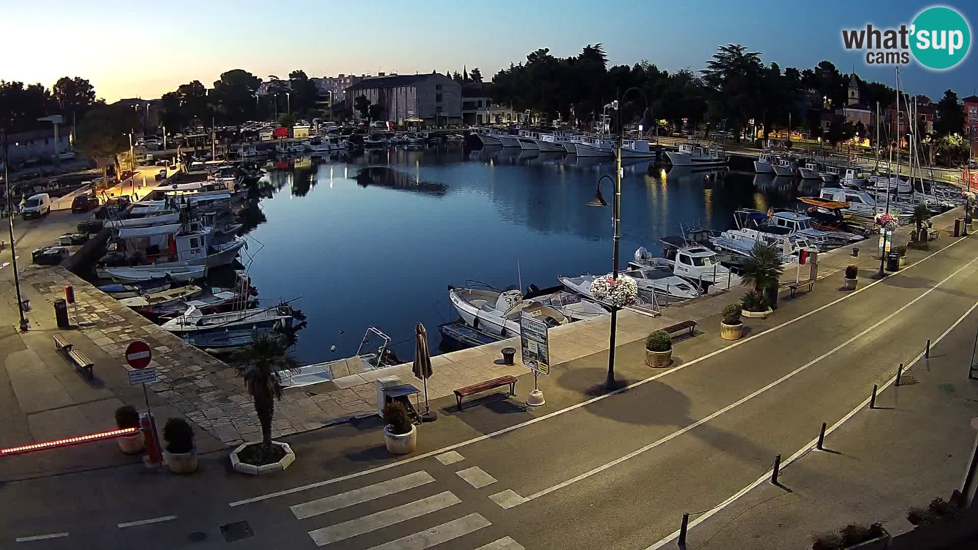 Novigrad webcam Mandrač | alten Hafen – Istrien