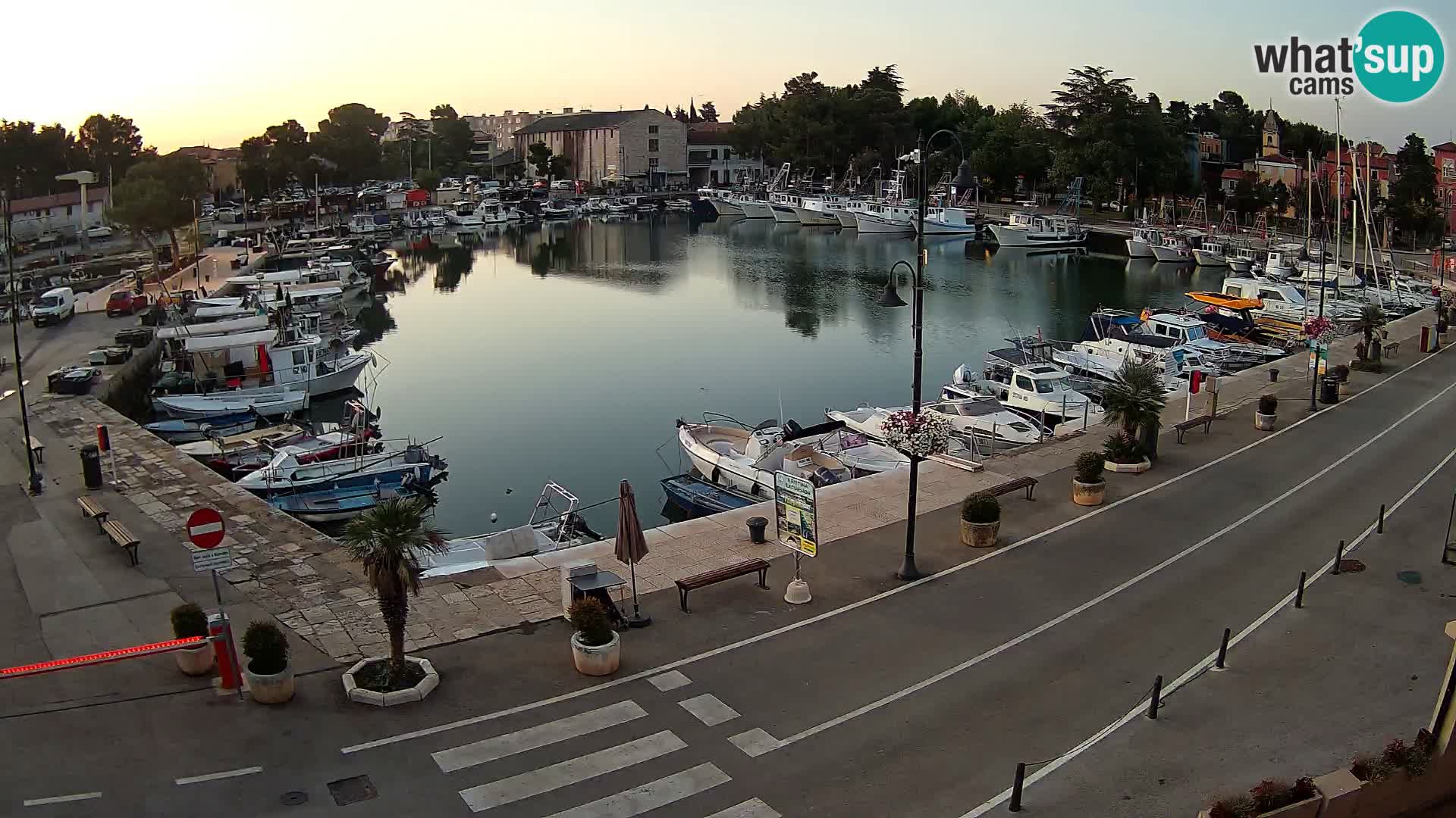 Novigrad webcam Mandrač | alten Hafen – Istrien