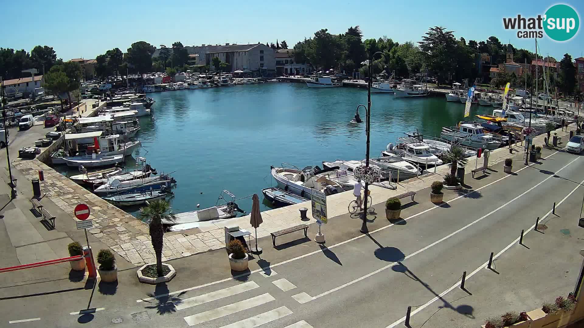 Novigrad webcam Mandrač | alten Hafen – Istrien