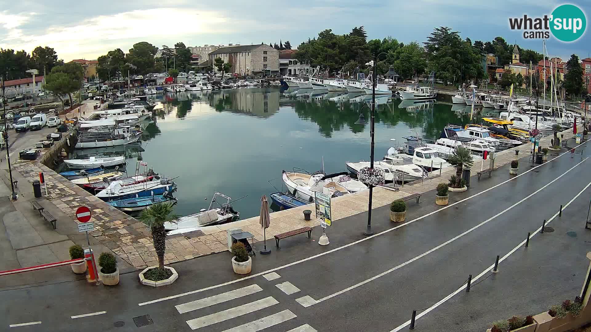 Novigrad webcam Mandrač | old marina – Istria