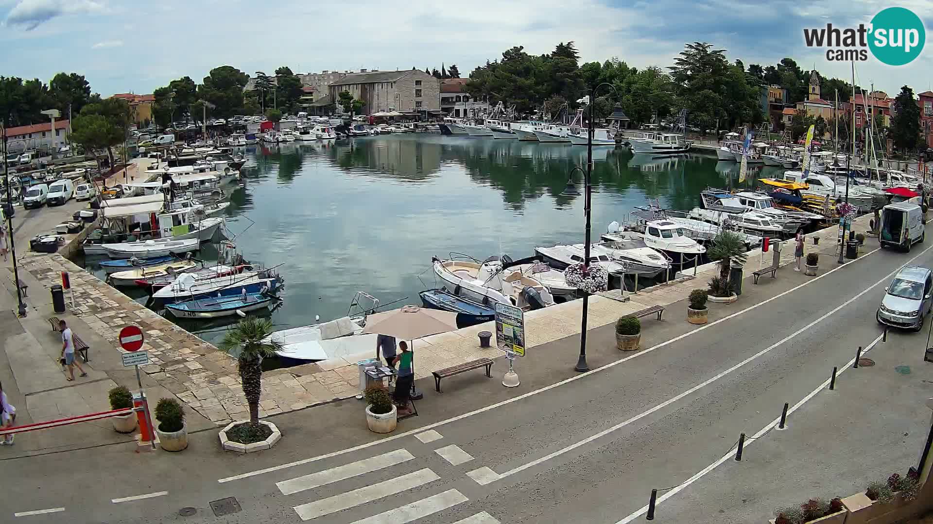 Novigrad webcam Mandrač | alten Hafen – Istrien