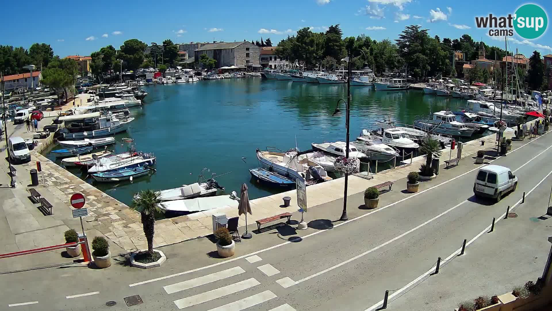 Novigrad webcam Mandrač | alten Hafen – Istrien