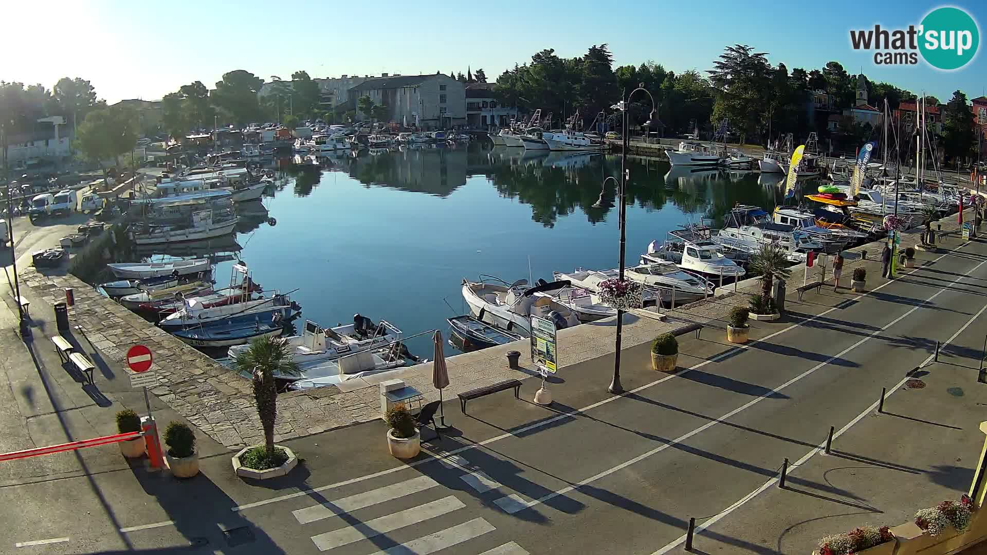 Novigrad webcam Mandrač | alten Hafen – Istrien