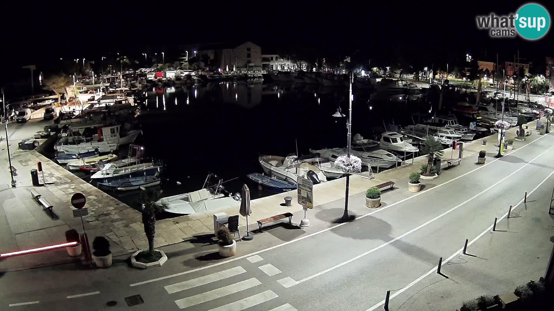 Novigrad webcam Mandrač | alten Hafen – Istrien