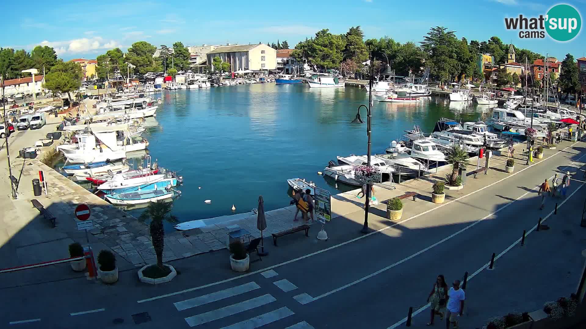 Novigrad webcam Mandrač | alten Hafen – Istrien