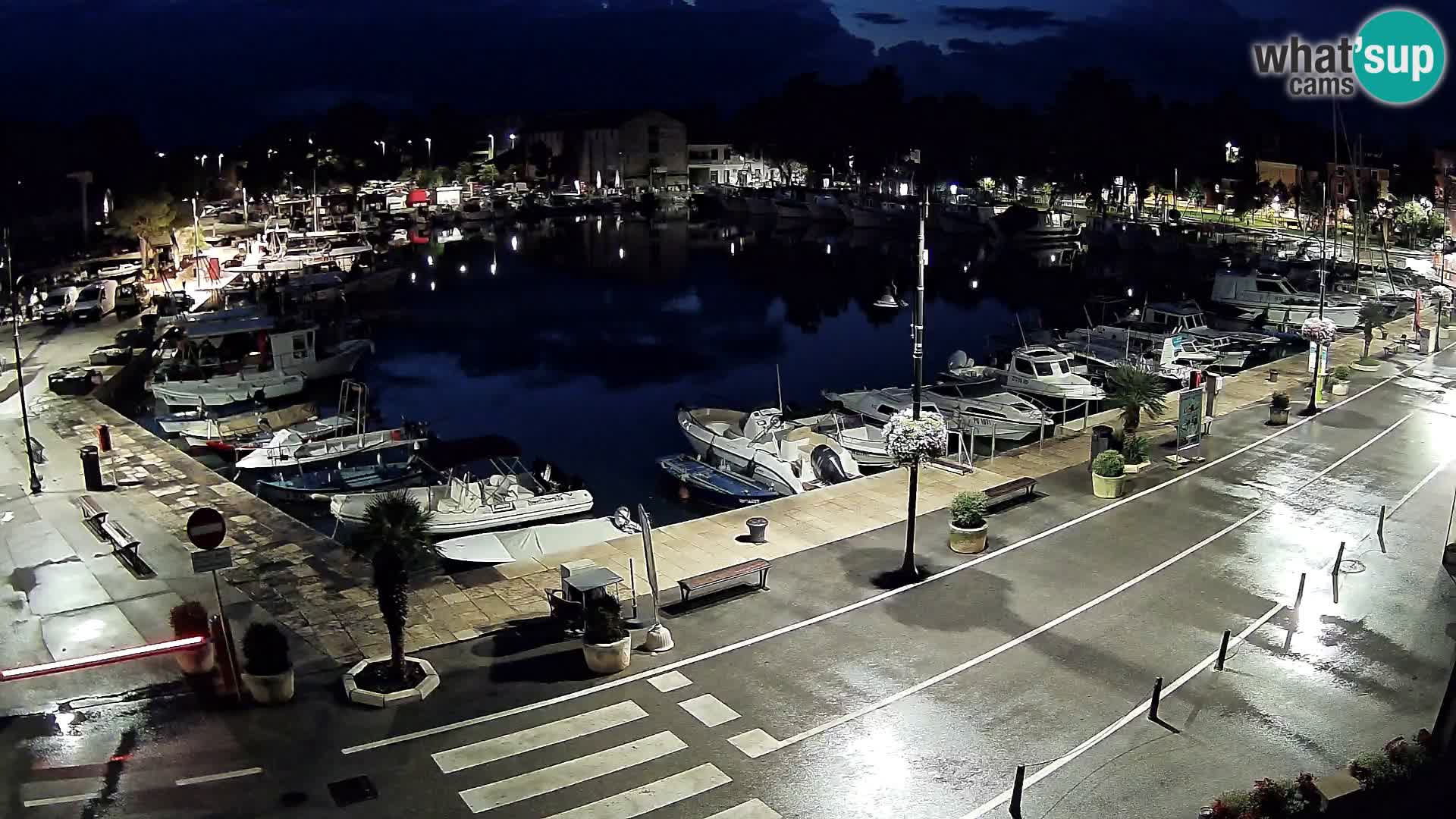 Novigrad webcam Mandrač | alten Hafen – Istrien
