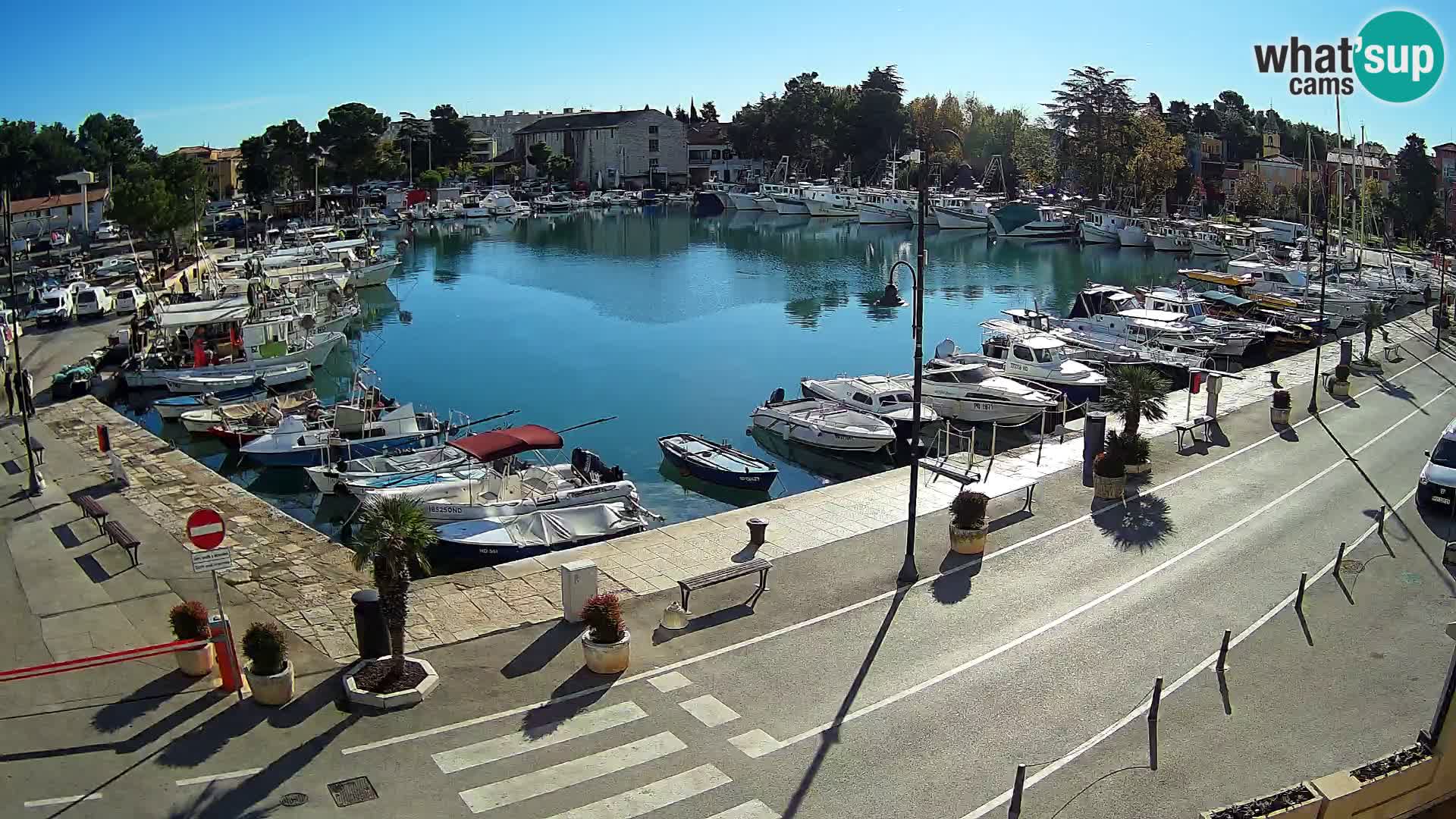 Novigrad webcam Mandrač | old marina – Istria