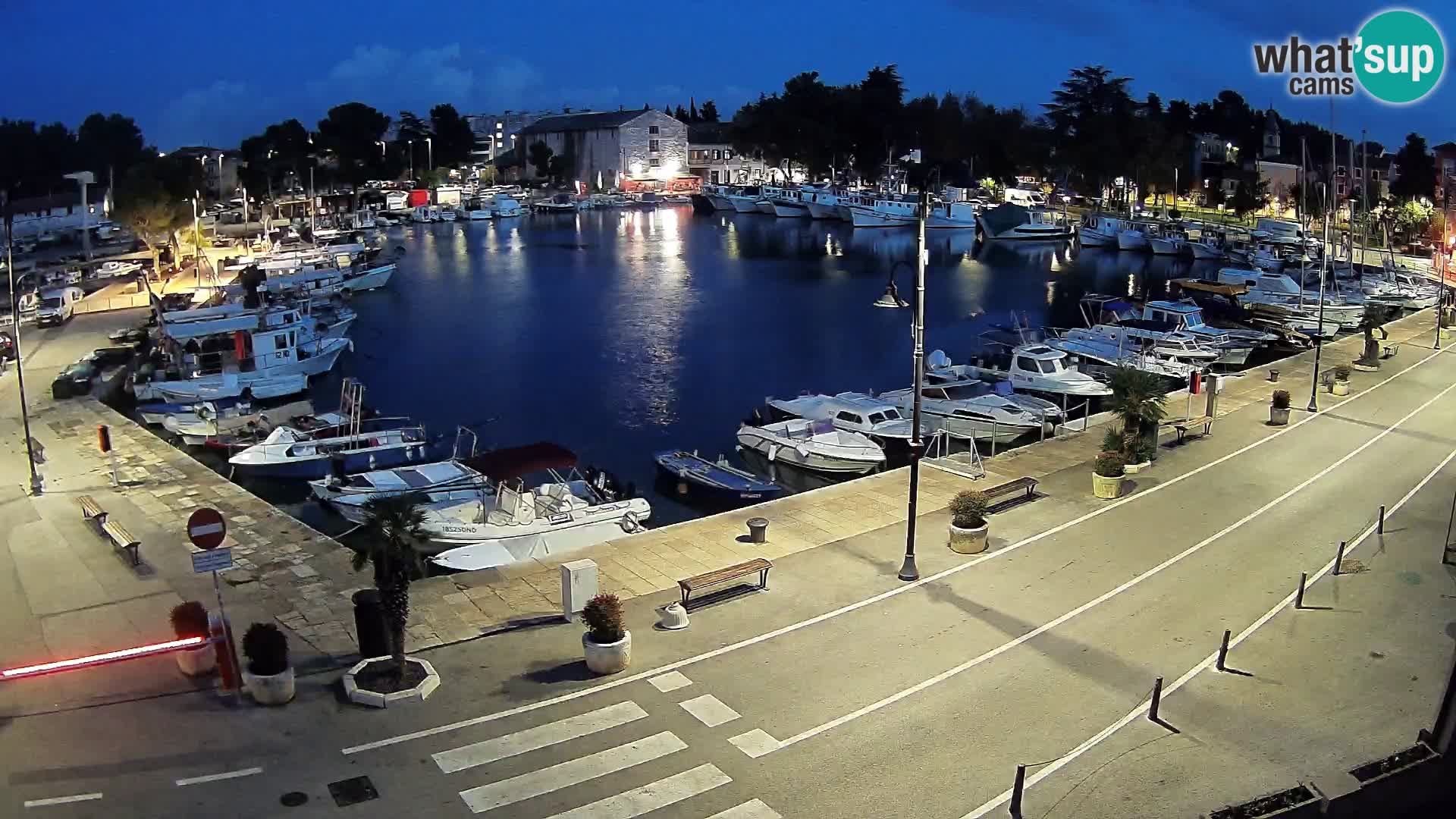 Novigrad webcam Mandrač | alten Hafen – Istrien