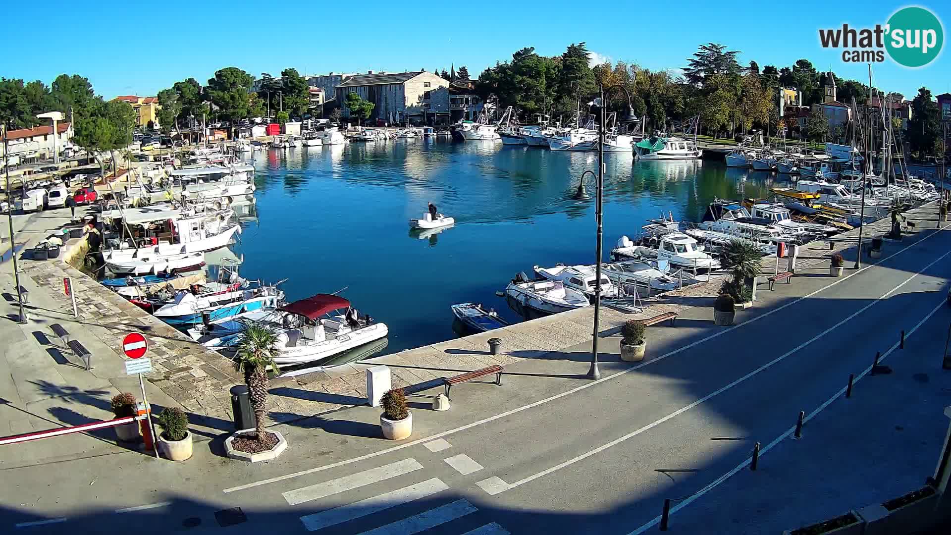 Novigrad webcam Mandrač | Cittanova in Istria – Porto vecchio