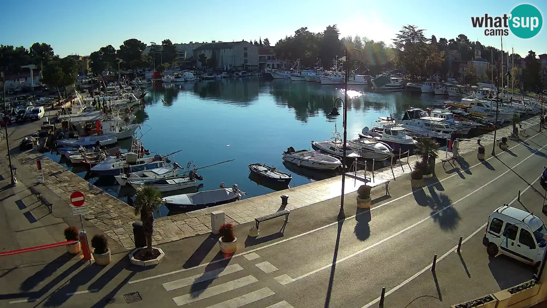 Novigrad webcam Mandrač | Cittanova in Istria – Porto vecchio