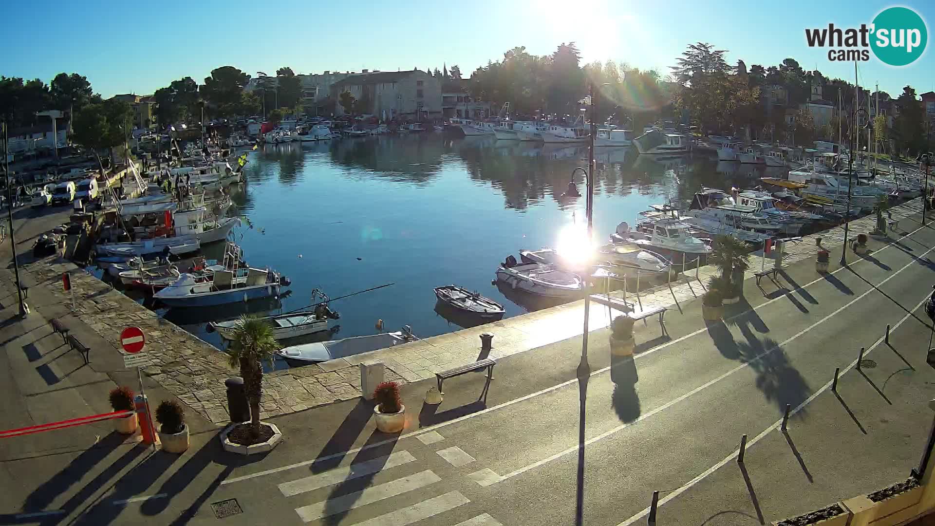 Novigrad webcam Mandrač | old marina – Istria