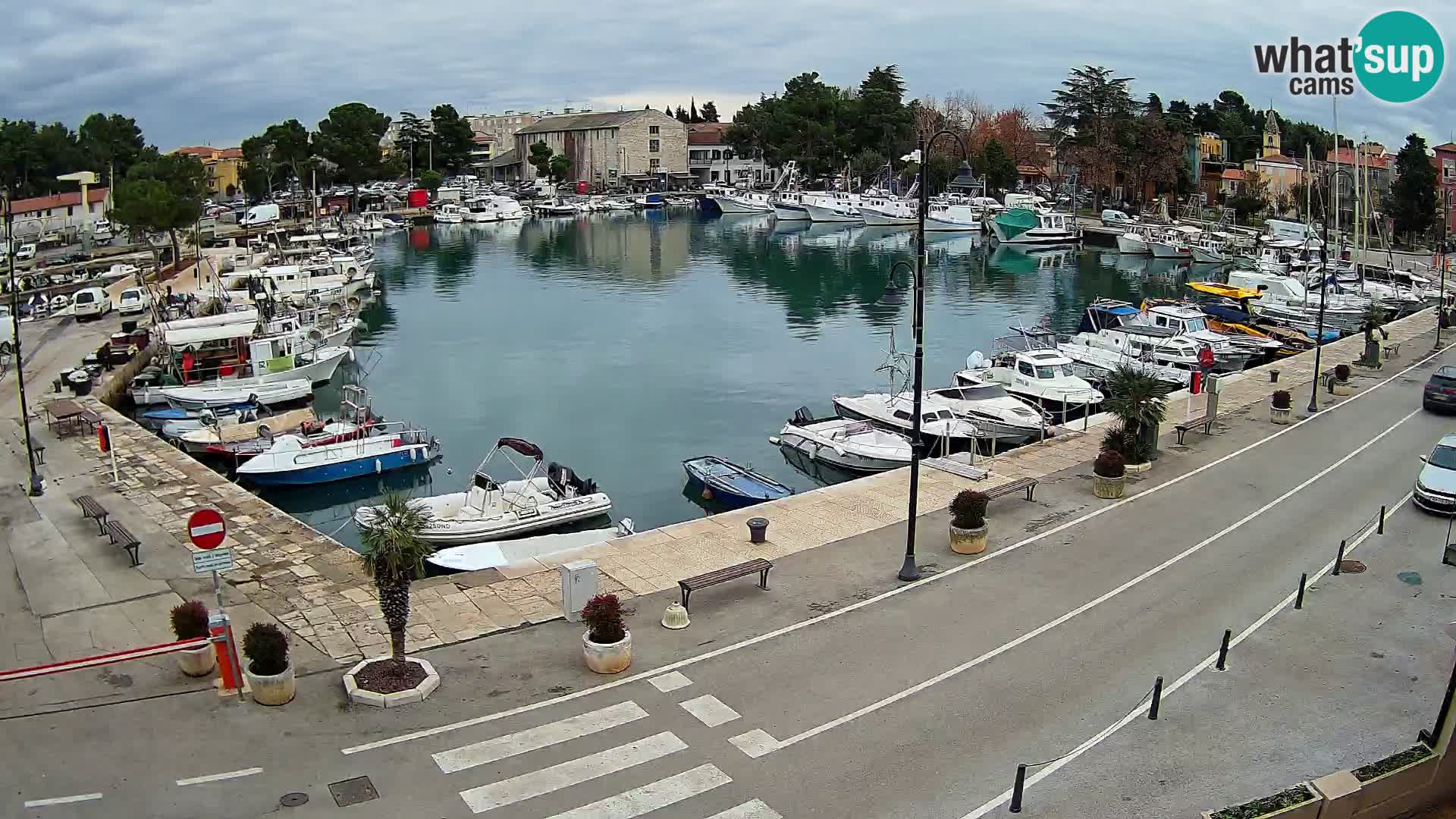 Novigrad webcam Mandrač | alten Hafen – Istrien