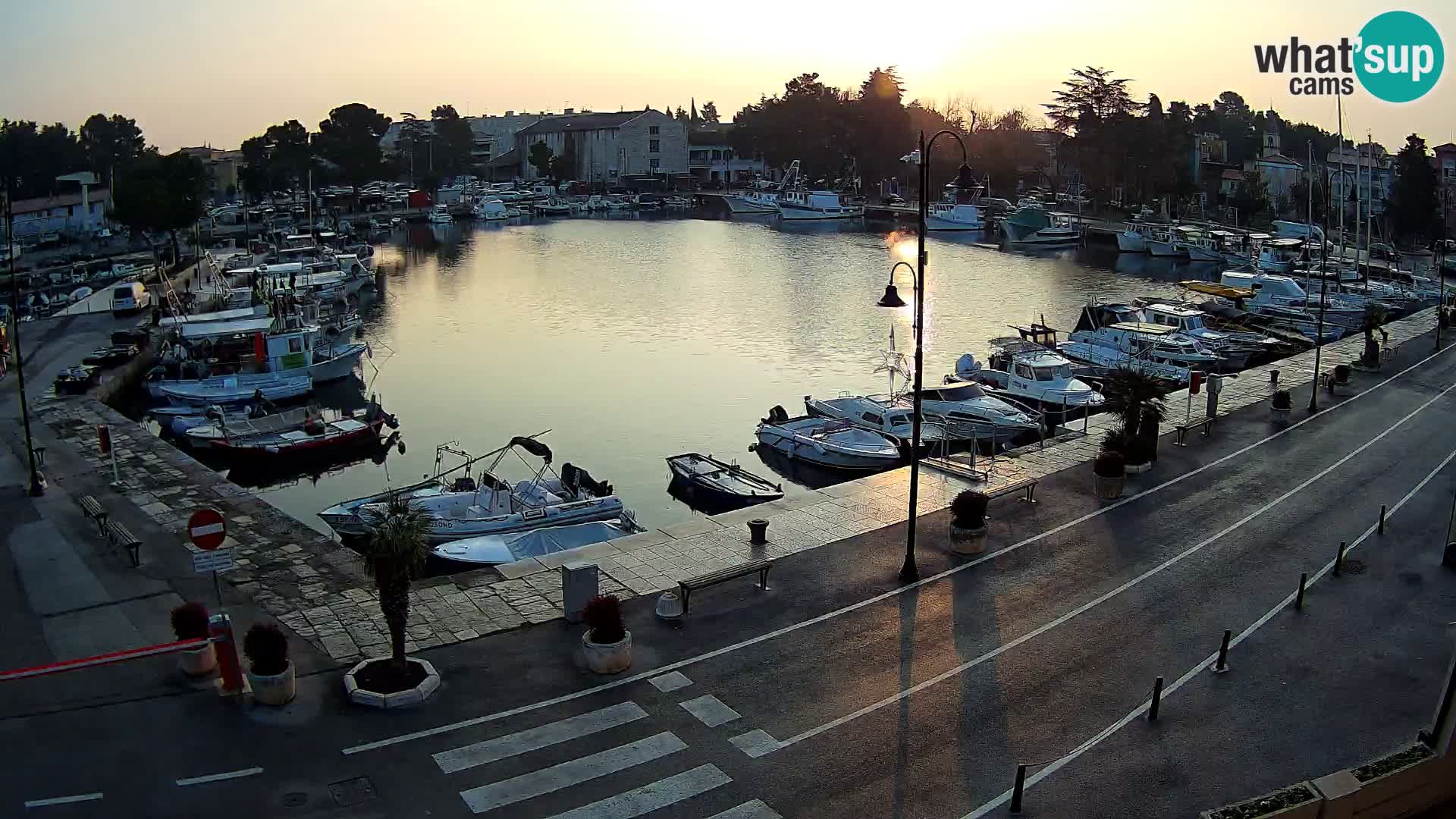 Novigrad webcam Mandrač | alten Hafen – Istrien