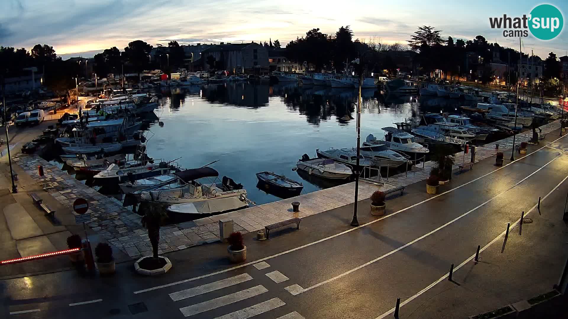 Novigrad webcam Mandrač | alten Hafen – Istrien