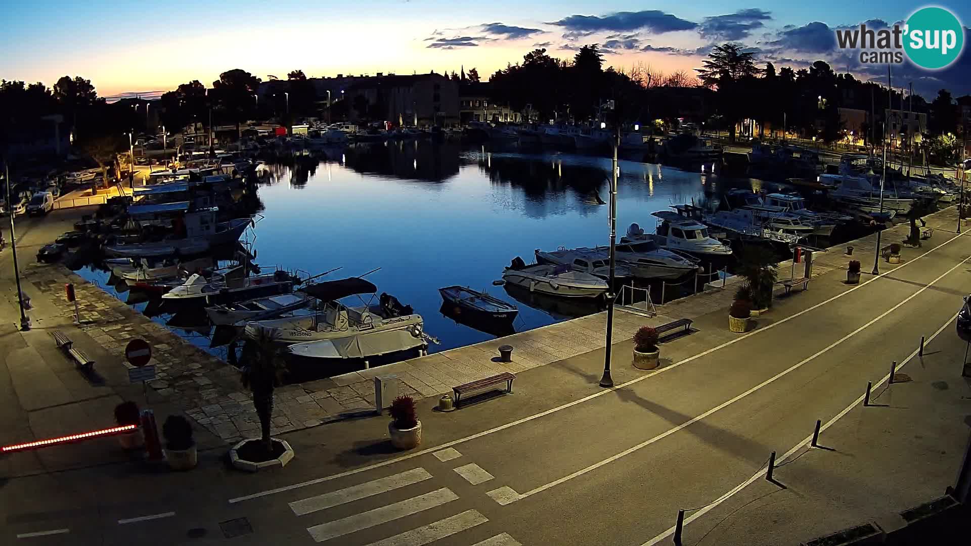 Novigrad webcam Mandrač | alten Hafen – Istrien