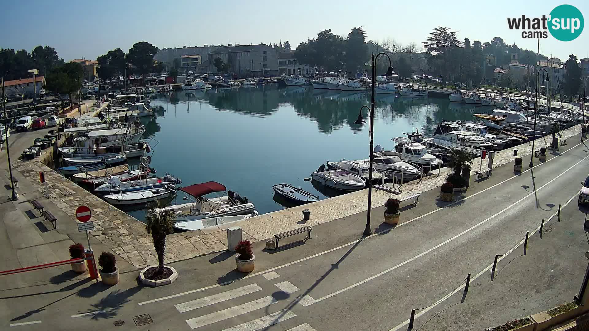 Novigrad webcam Mandrač | alten Hafen – Istrien