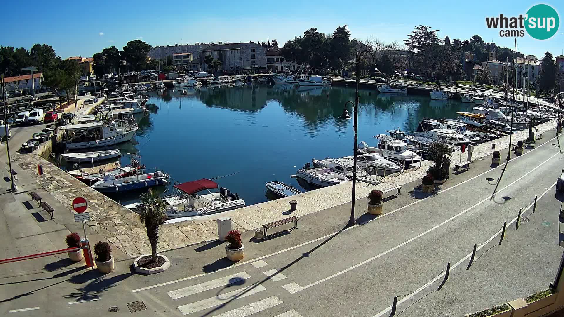 Novigrad webcam Mandrač | Cittanova in Istria – Porto vecchio