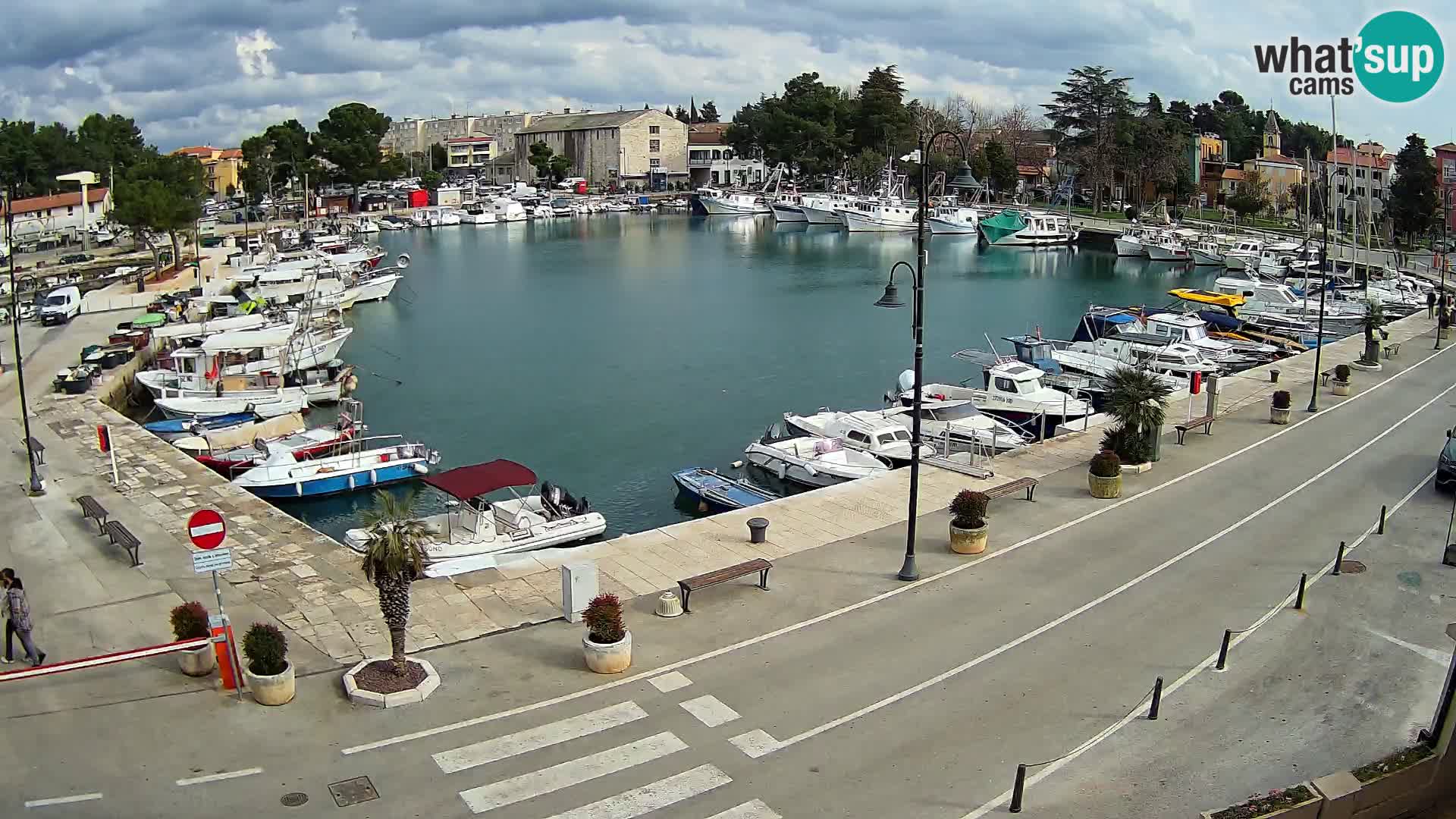 Novigrad webcam Mandrač | alten Hafen – Istrien