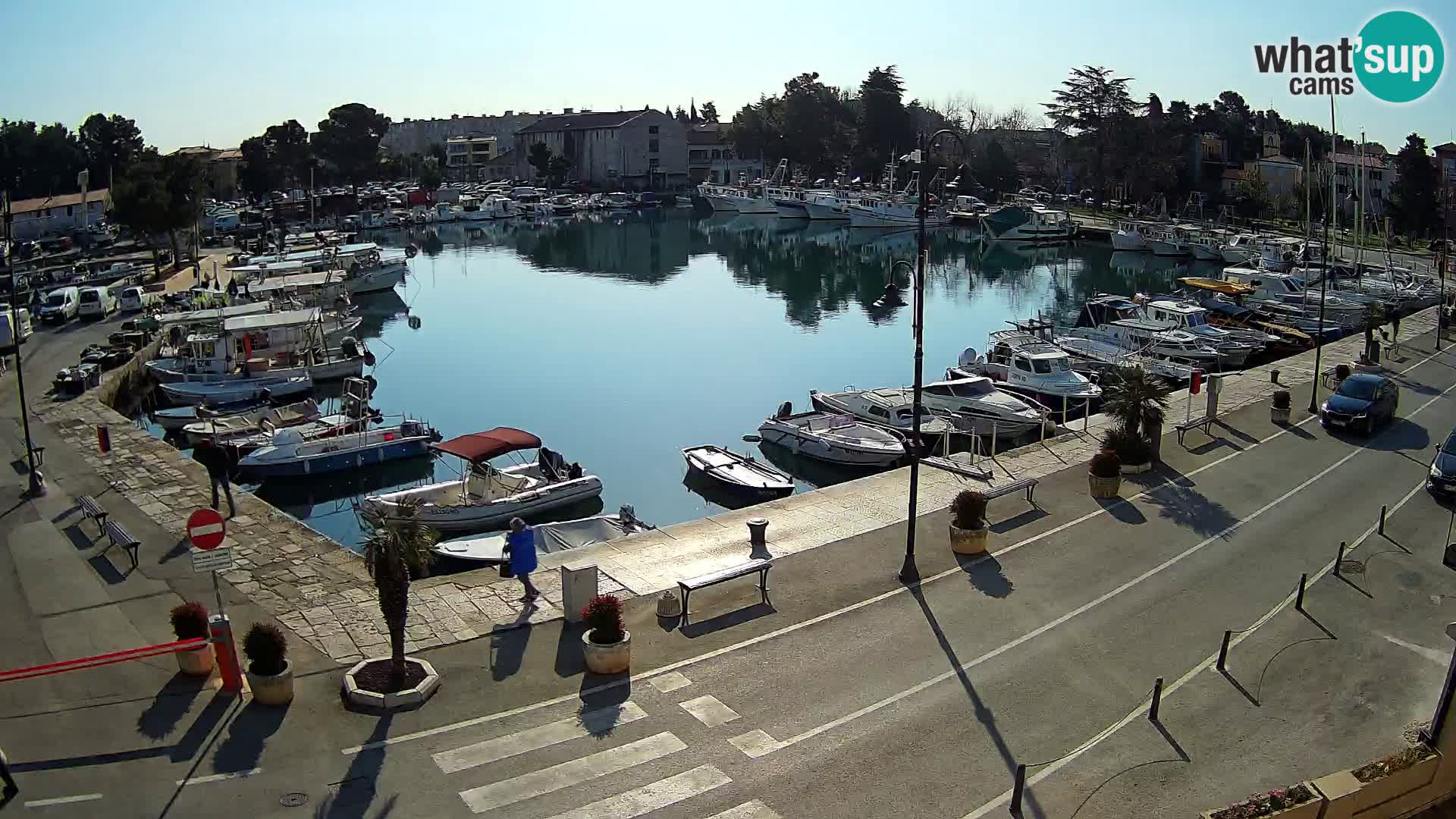 Novigrad webcam Mandrač | old marina – Istria