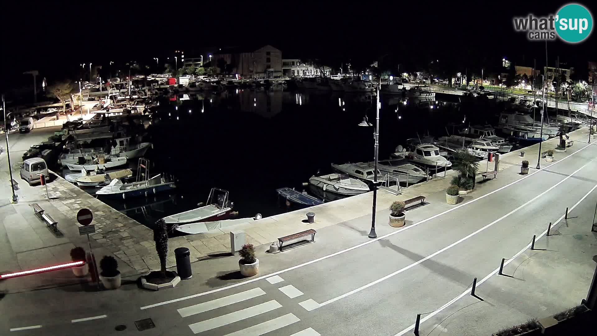 Novigrad webcam Mandrač | alten Hafen – Istrien