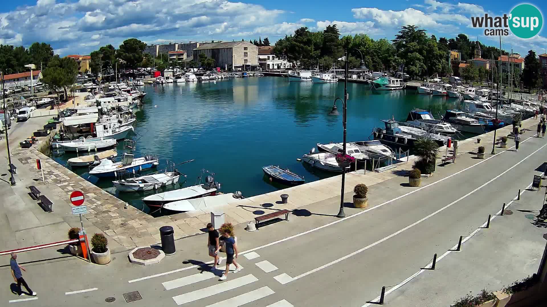 Novigrad webcam Mandrač | alten Hafen – Istrien