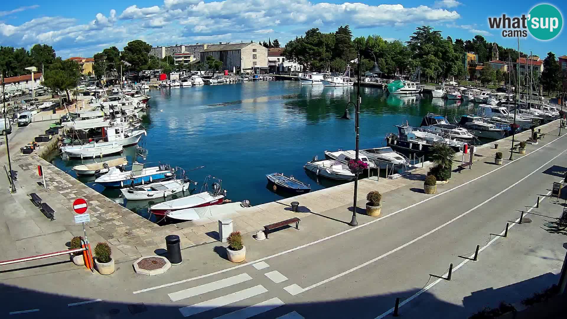 Novigrad webcam Mandrač | alten Hafen – Istrien