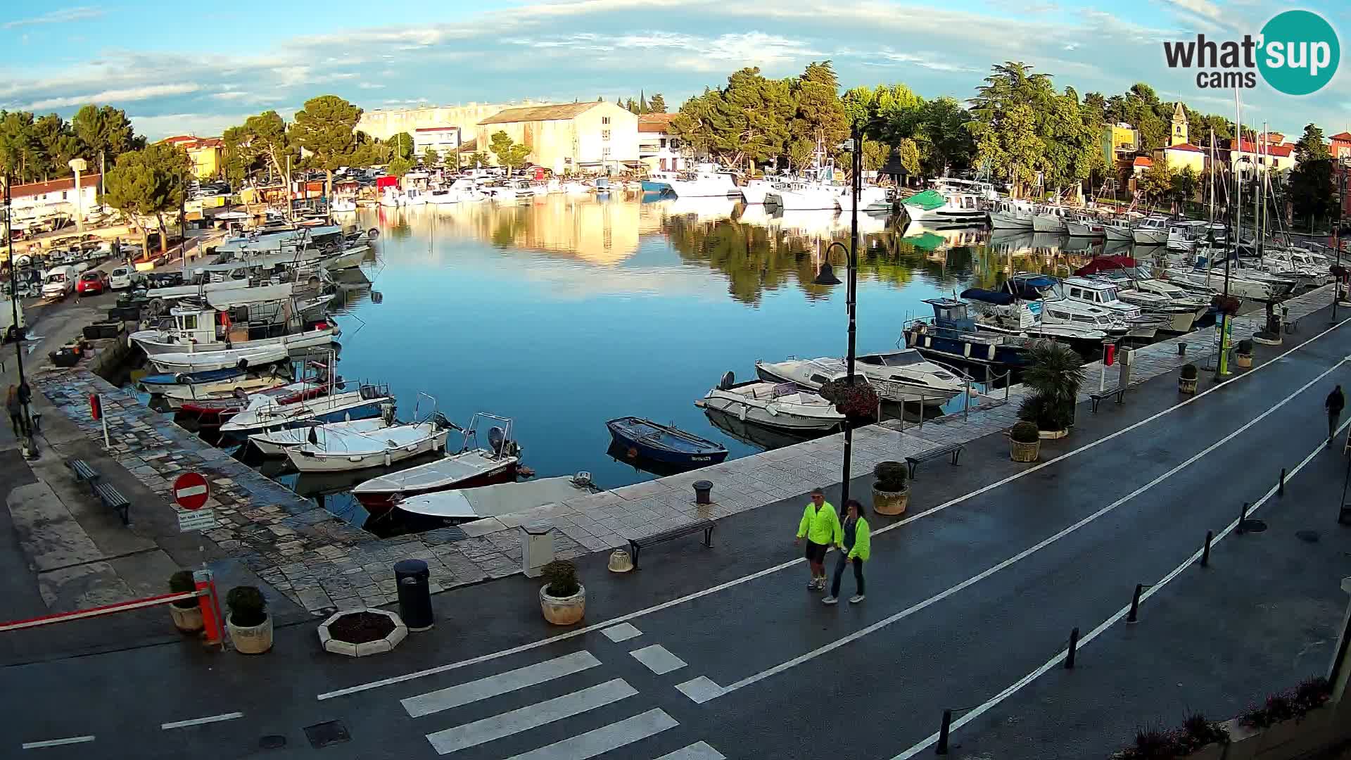 Novigrad webcam Mandrač | alten Hafen – Istrien