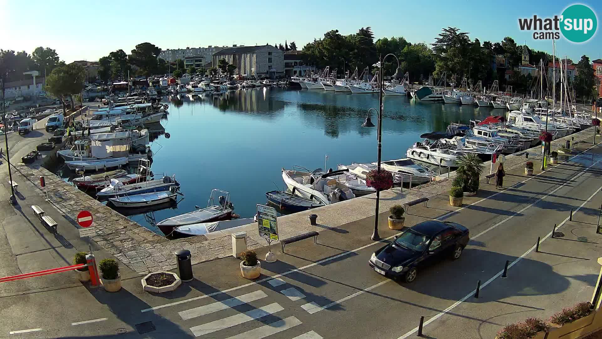 Novigrad webcam Mandrač | old marina – Istria