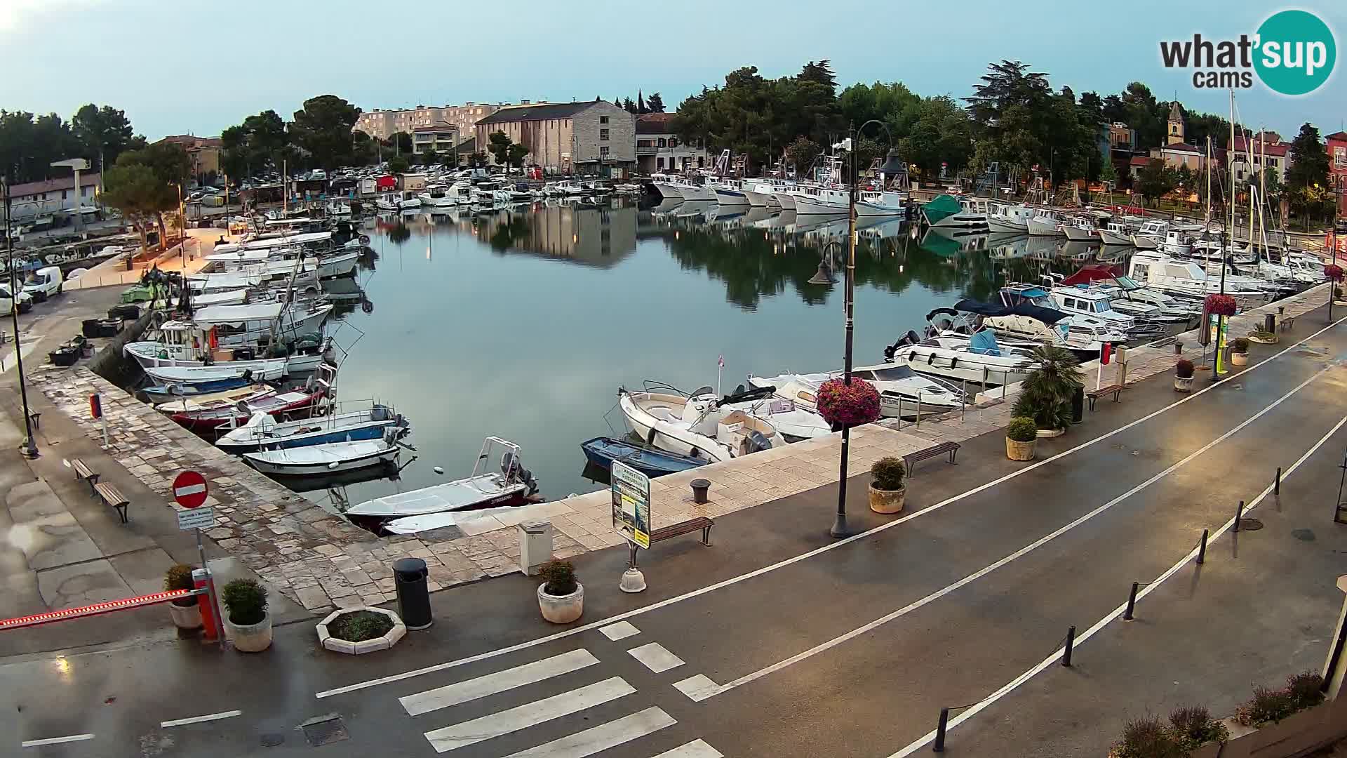 Novigrad webcam Mandrač | alten Hafen – Istrien