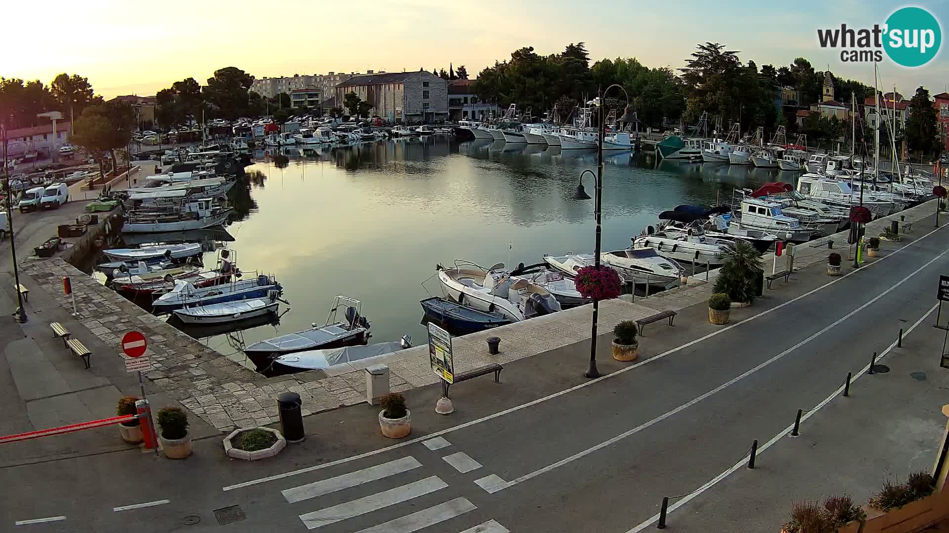 Novigrad webcam Mandrač | old marina – Istria