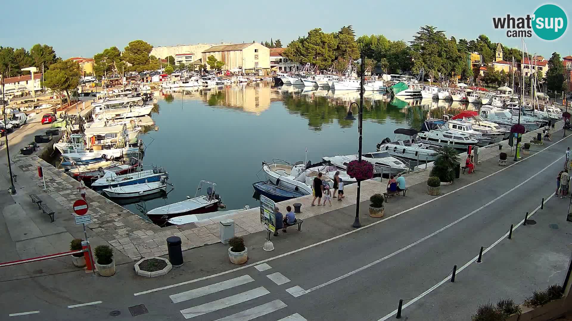 Novigrad webcam Mandrač | alten Hafen – Istrien