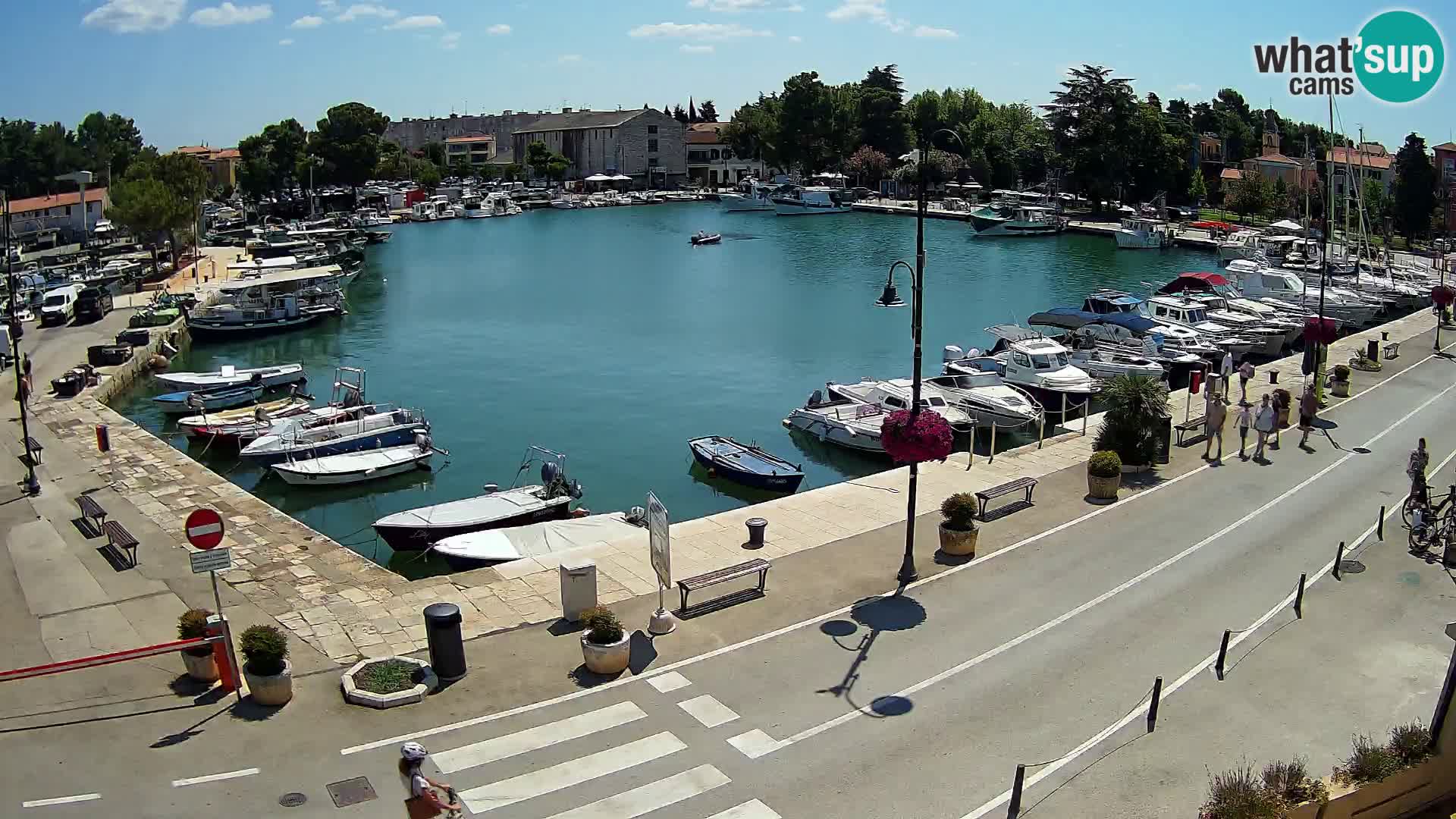 Novigrad webcam Mandrač | alten Hafen – Istrien