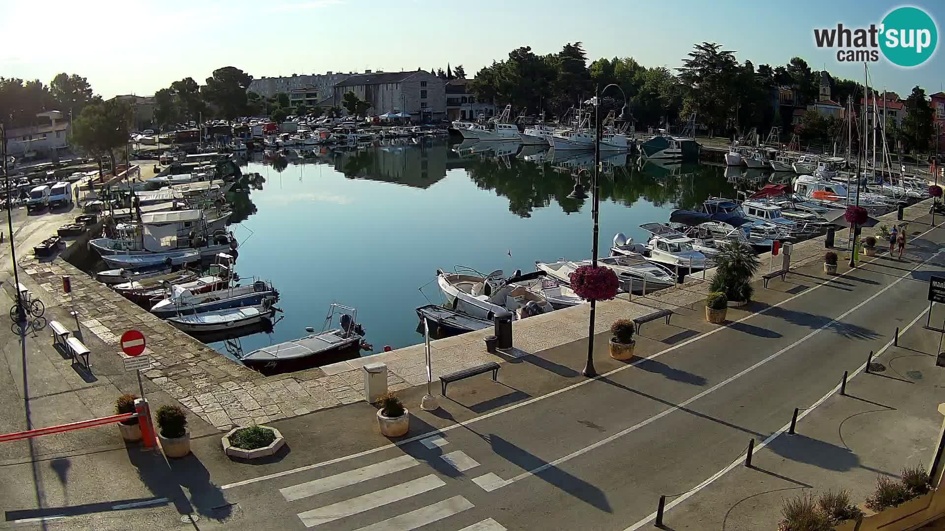 Novigrad webcam Mandrač | alten Hafen – Istrien